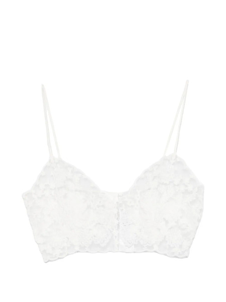  Ermanno Scervino Lace Bralette - White 