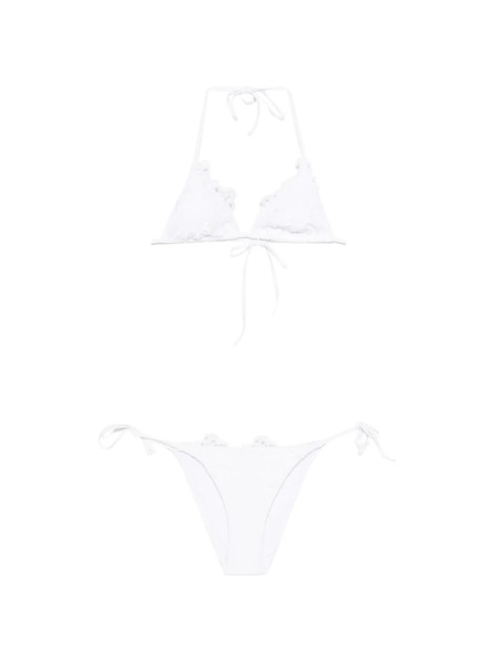  Ermanno Scervino Lace-tie Bikini - White 