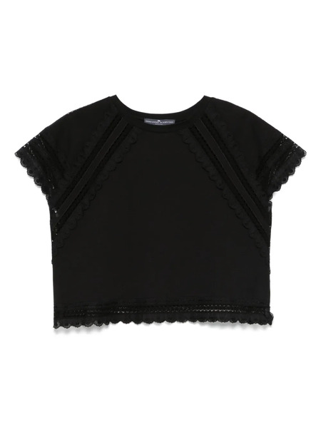  Ermanno Scervino Lace-trim Blouse - Black 