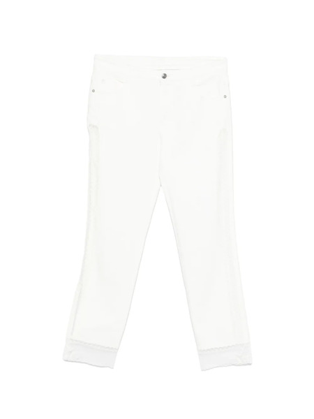  Ermanno Scervino Lace-trim Jeans - White 
