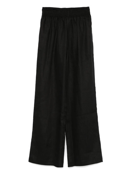  Ermanno Scervino Linen Trousers - Black 