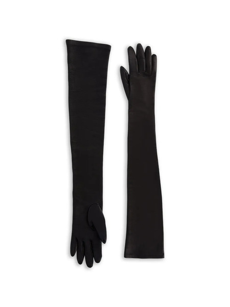  Ermanno Scervino Long Gloves - Black 