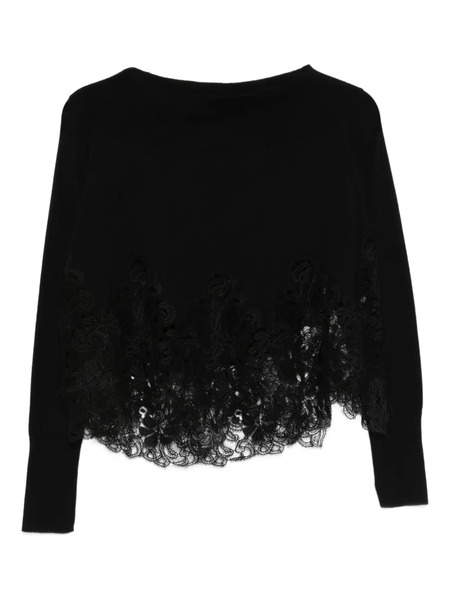  Ermanno Scervino Long-sleeve Sweater - Black 