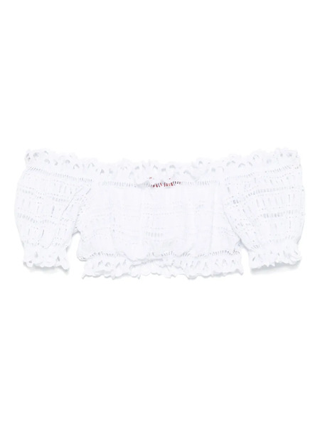  Ermanno Scervino Off-shoulder Top - White 