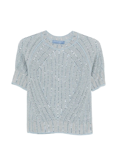  Ermanno Scervino Openwork T-shirt - Blue 