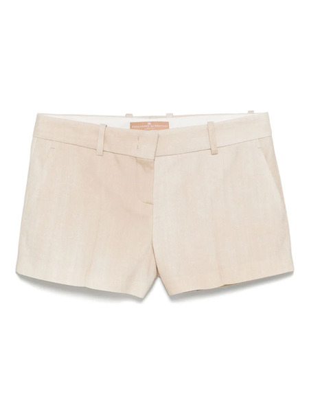  Ermanno Scervino Pressed-crease Shorts - Neutrals 