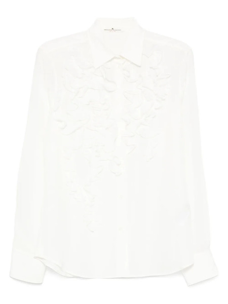  Ermanno Scervino Silk Shirt - White 