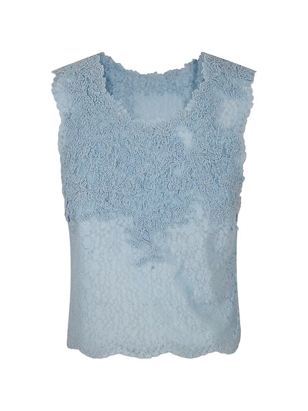  Ermanno Scervino Sleeveless Top - Blue 