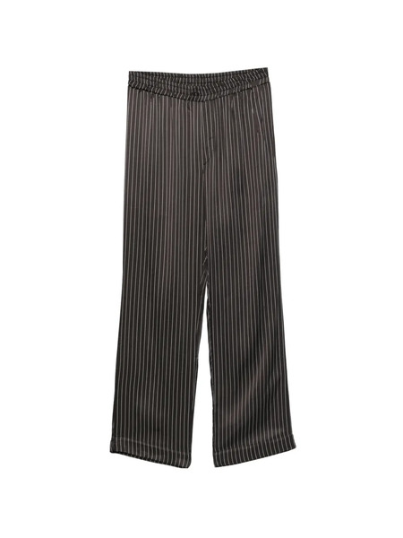  Ernest W. Baker Striped Trousers - Black 