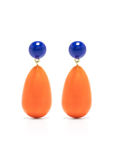  Eshvi Drop-design Earrings - Orange 