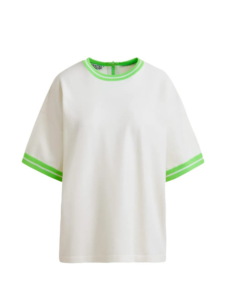  Essentiel Antwerp Contrast-trim T-shirt - Neutrals 