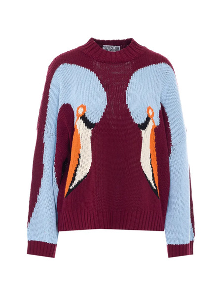  Essentiel Antwerp Embroidered High-neck Sweater 