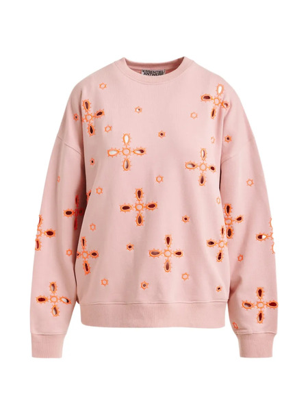  Essentiel Antwerp Floral-pattern Embroidered Sweatshirt - Pink 