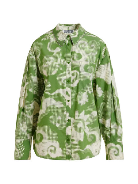  Essentiel Antwerp Floral-print Shirt - Green 