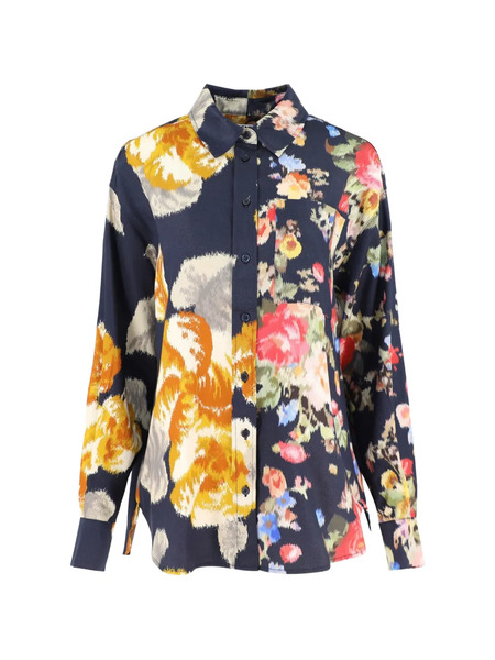  Essentiel Antwerp Floral Shirt - Blue 