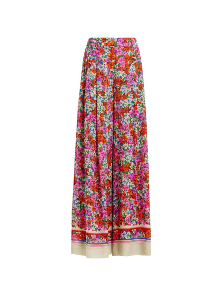  Essentiel Antwerp Floral Trousers - Red 