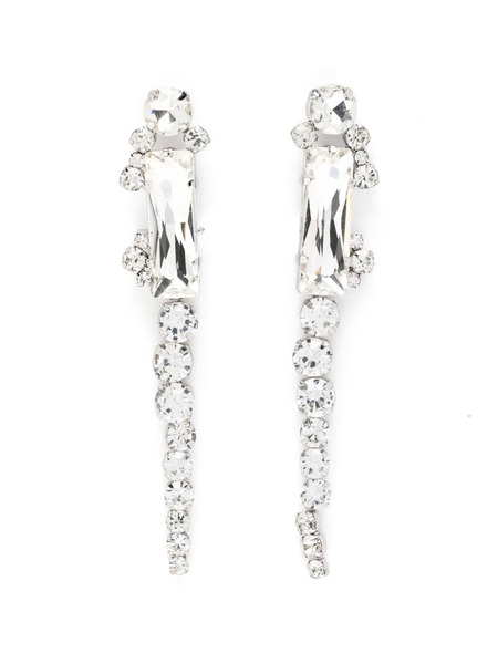  Essentiel Antwerp Jastrit Rhinestone Drop Earrings - Silver 