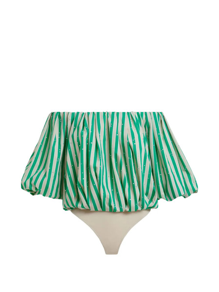  Essentiel Antwerp Jayjay Striped Top - Green 