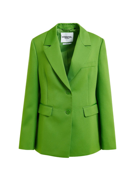  Essentiel Antwerp Jazer Notched Single-breasted Blazer - Green 