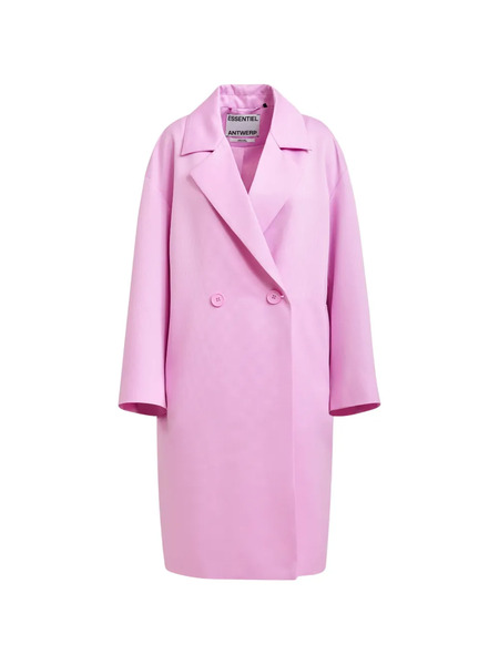  Essentiel Antwerp Notched-lapel Double-breasted Coat - Pink 