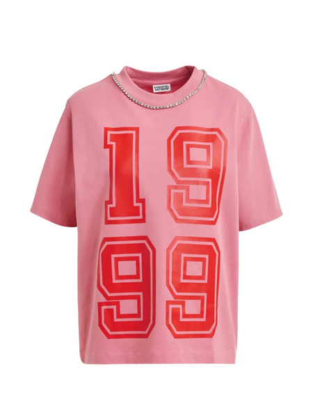  Essentiel Antwerp Numeric-print T-shirt - Pink 