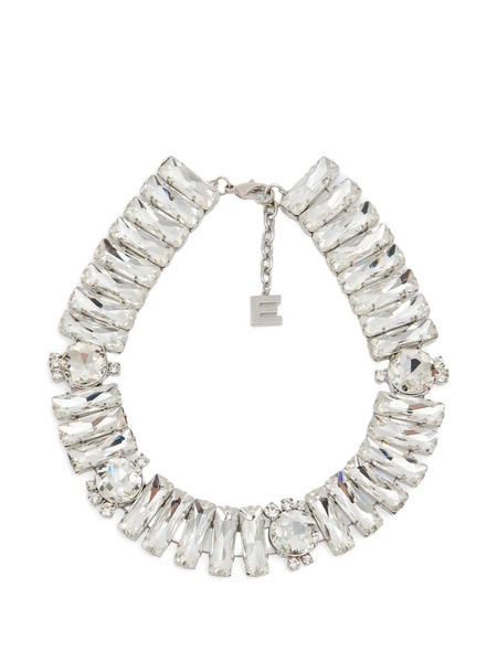  Essentiel Antwerp Rectangular-rhinestone Necklace - Silver 