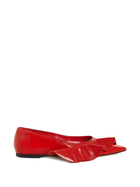  Essentiel Antwerp Ruffled Pumps - Red 