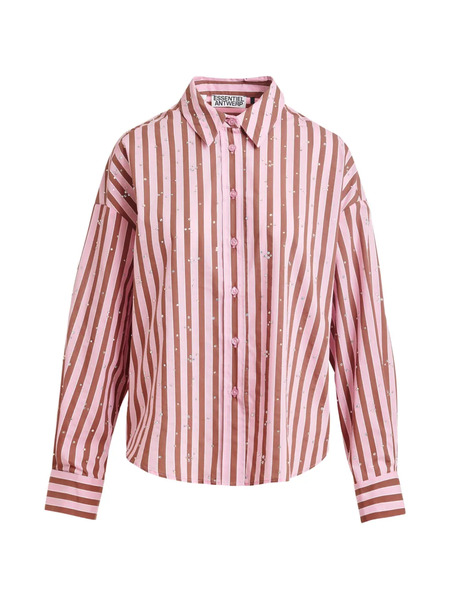  Essentiel Antwerp Striped Shirt - Pink 