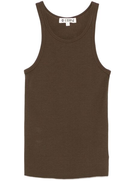  Eterne Fine-ribbed Tank Top - Green 