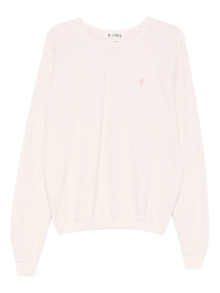 éterne Raglan Long Sleeve Sweatshirt - Pink 