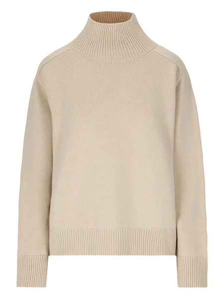  Ether Libra High-neck Sweater - Neutrals 