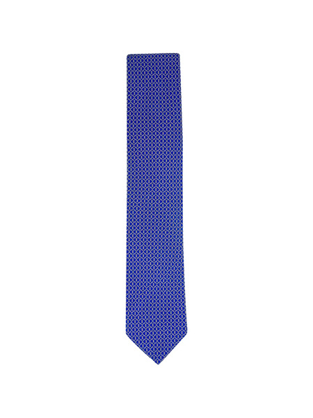  Eton Patterned Tie - Blue 