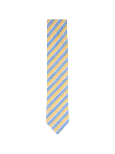  Eton Striped Tie - Yellow 