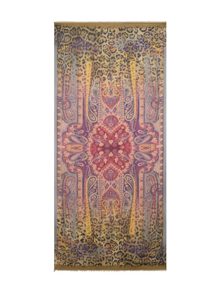 Etro Animal-pattern Scarf - Brown 
