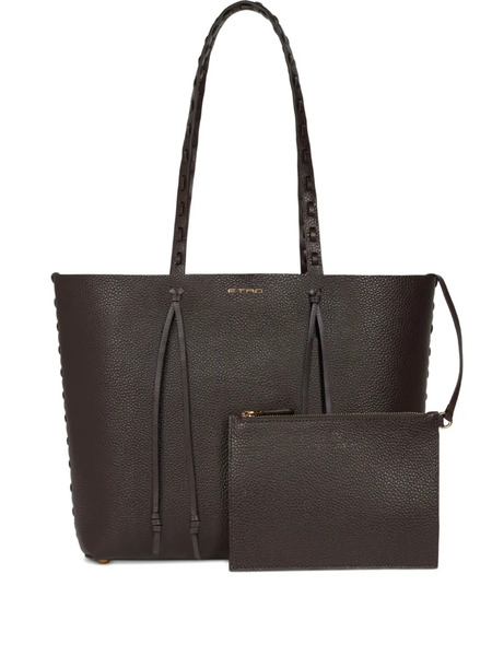  Etro Braided-handle Tote Bag - Brown 