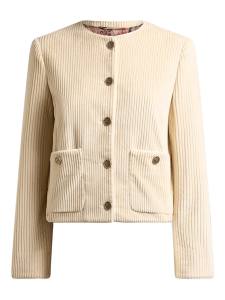  Etro Button Corduroy Jacket - Neutrals 