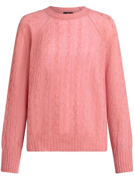  Etro Cable-knit Cashmere Jumper - Pink 