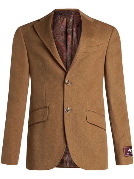  Etro Cashmere Blazer - Brown 