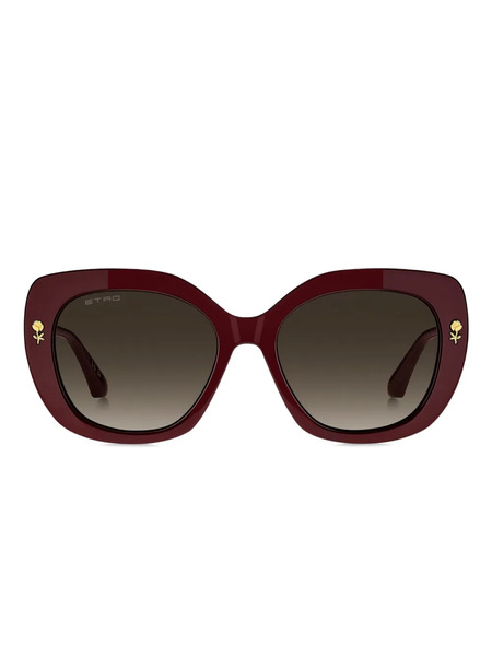  Etro Colour Stripes Sunglasses - Red 