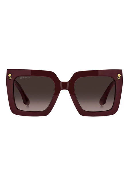  Etro Colour Stripes Sunglasses - Red 