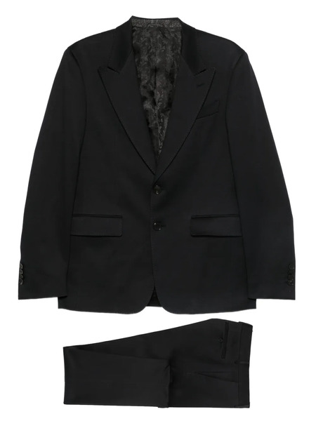  Etro Cotton Single-breasted Suit - Black 