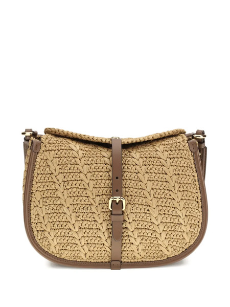  Etro Crochet Buckle Cross Body Bag - Neutrals 