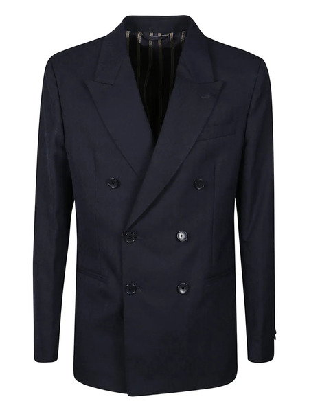  Etro Double-breasted Blazer - Blue 