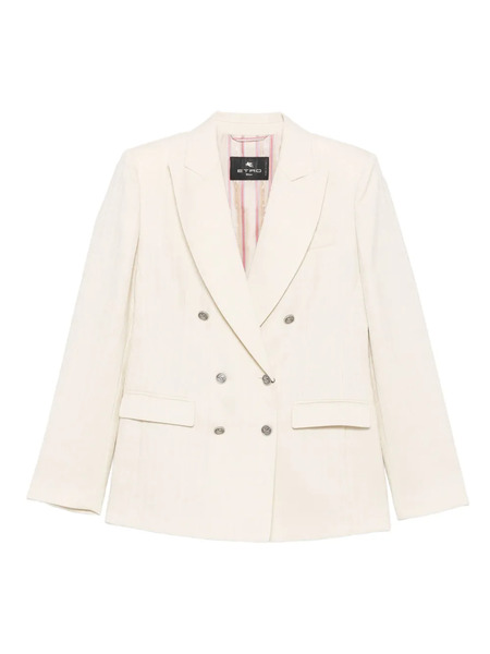  Etro Double-breasted Blazer - Neutrals 