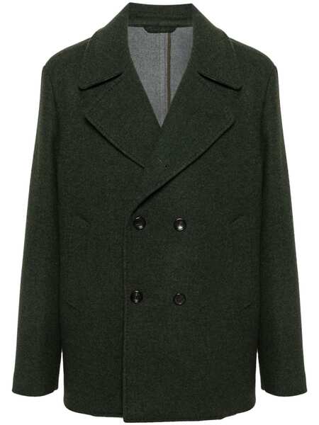  Etro Double-breasted Peacoat - Green 