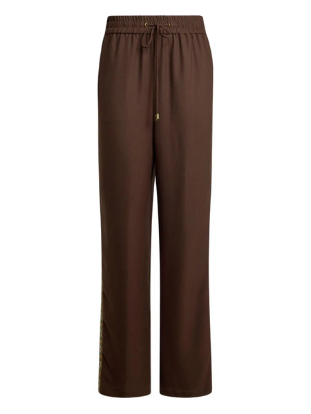  Etro Drawstring Wide-leg Trousers - Brown 