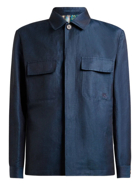  Etro Flap-pocket Jacket - Blue 