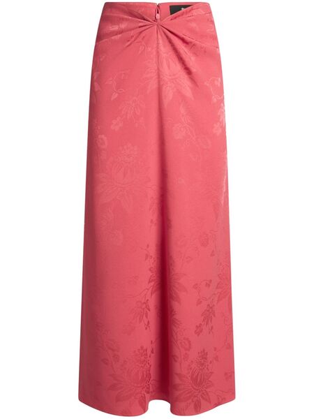  Etro Floral-jacquard Midi Skirt - Pink 