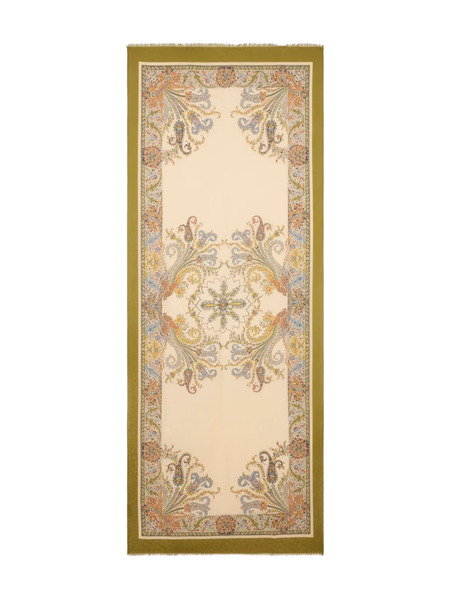  Etro Floral Jacquard Scarf - Neutrals 