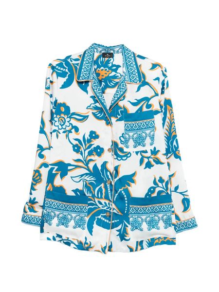  Etro Floral-print Shirt - White 